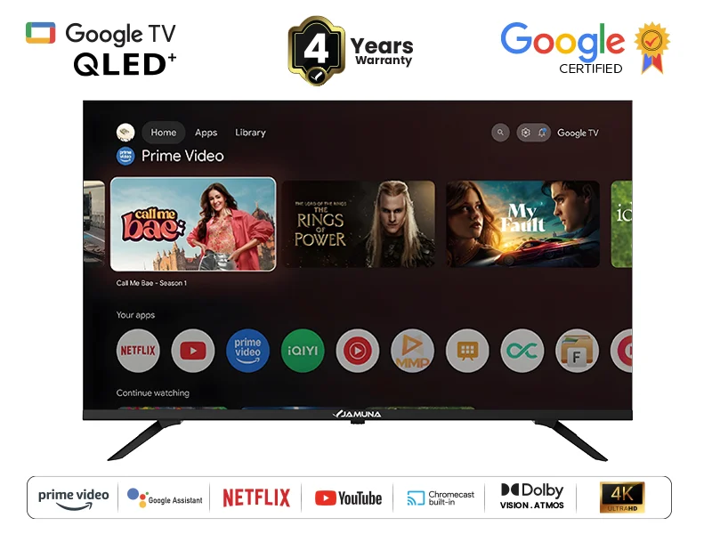 Jamuna 43" Smart Google TV J43BEFS-Q7 Luma